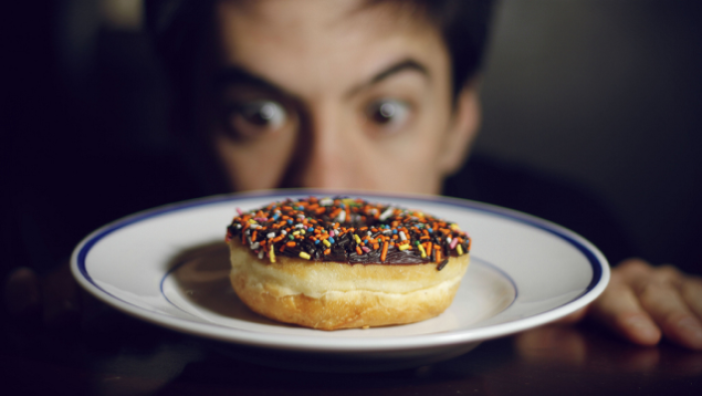 guy and donut