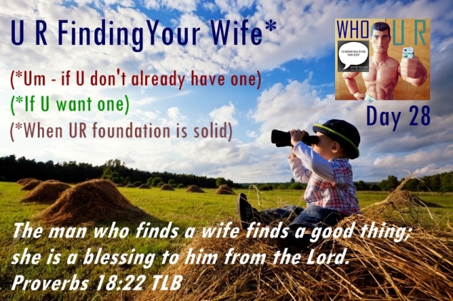 day 28 who u r you are finding your wife who u r logo day 28